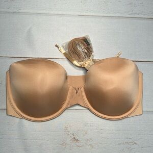Victoria's Secret Bare Illusions Strapless Bra w/ attachable straps - Size 34D